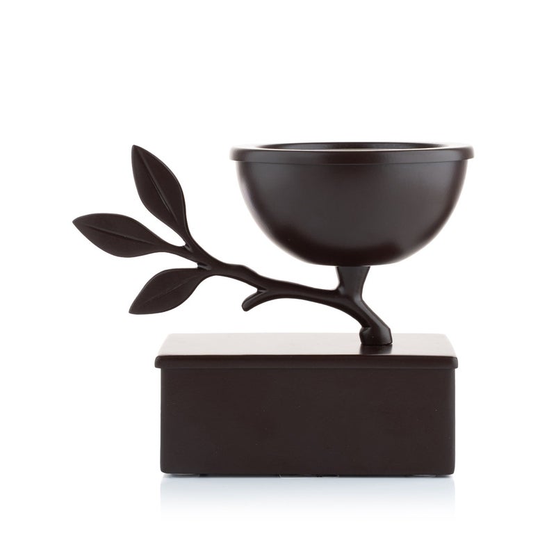 بلندز مبخرة على شكل زهرة باللون البني - Image 1